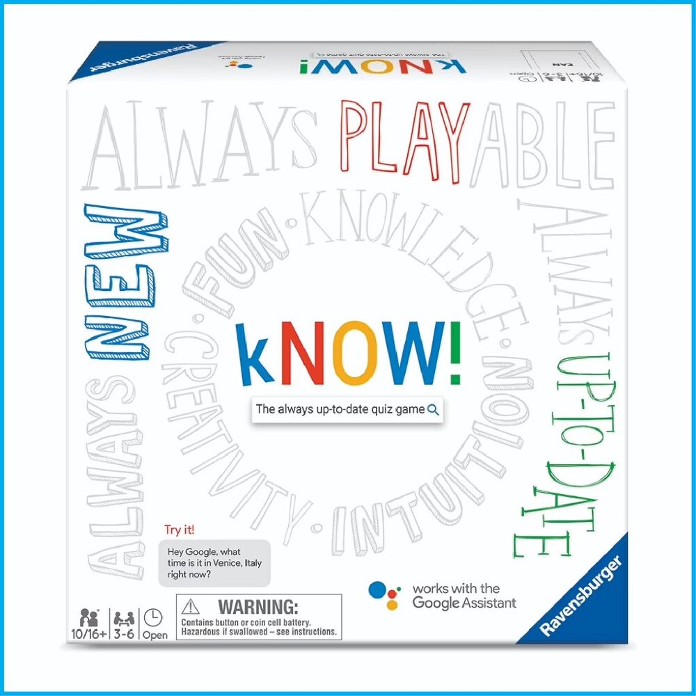 Ravensburger Google kNOW! Family Board Game – Up-to-Date Quiz Game | Ages 10+